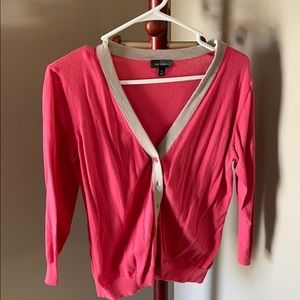 Cute coral cardigan!